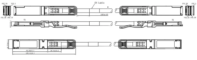 40G QSFP+ DAC